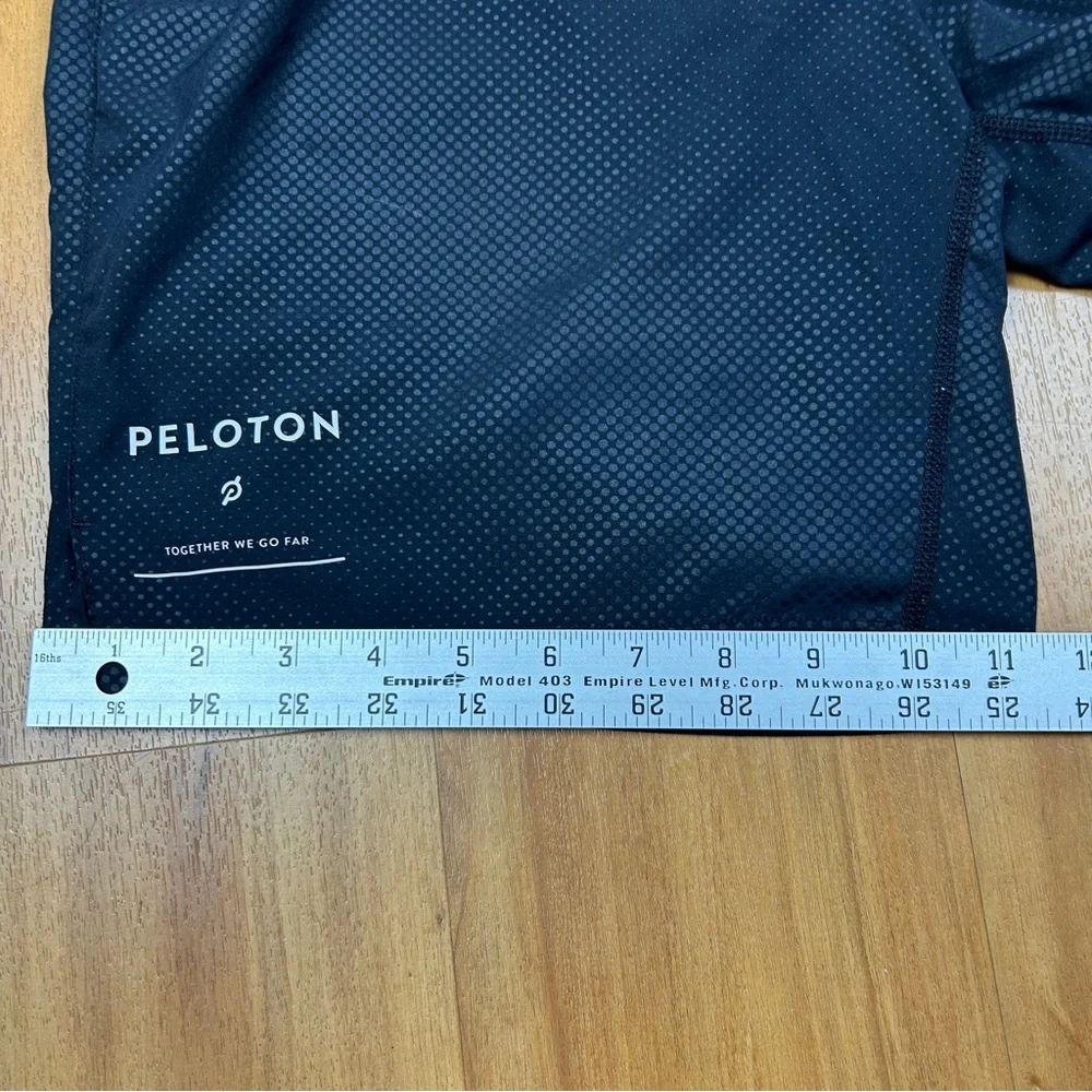 Peloton Athletic Running Shorts Men Medium Black Lined‎ Gym Training Activewear